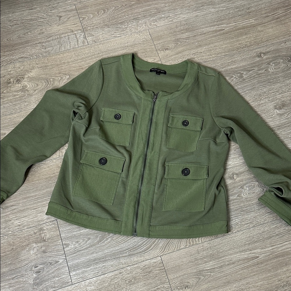Banana Republic Forest Green Blazer Jacket